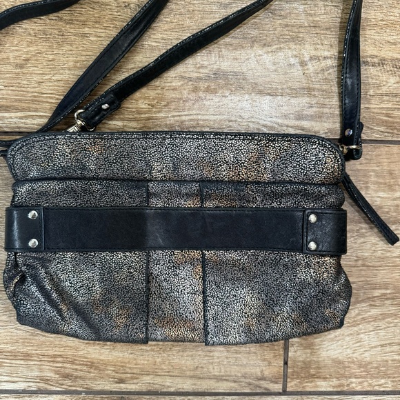 See By Chloe Suede Minaudiere Metallic Leather bag Crossbody Clutch Purse - Picture 8 of 15